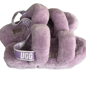 UGG Women's Fluffy Slippers in Lavender